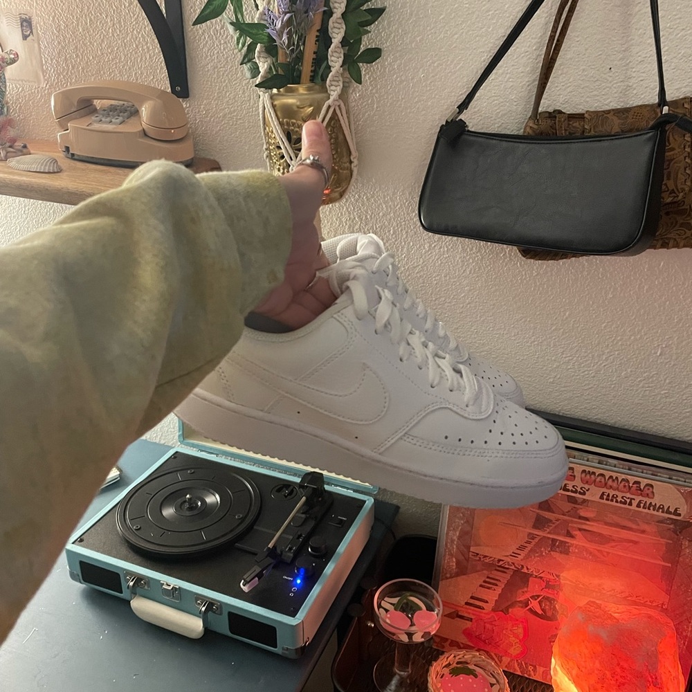 white nike sneakers 🪐❤️‍🔥